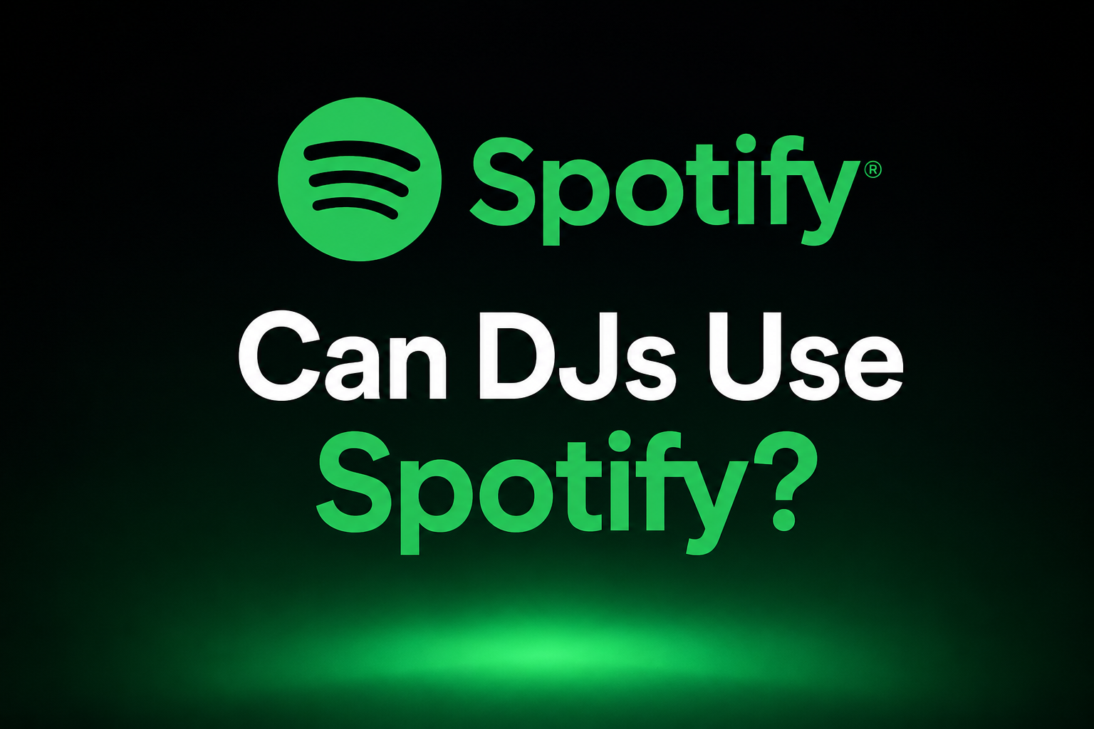 Can DJs Use Spotify?