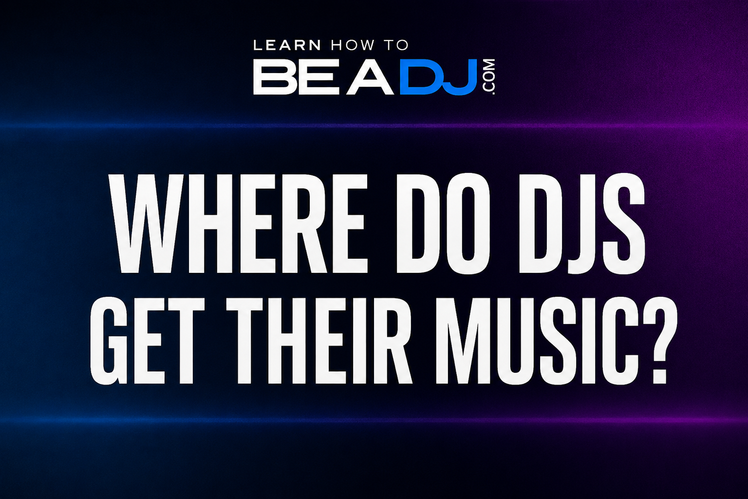Where Do DJs Buy Their Music?