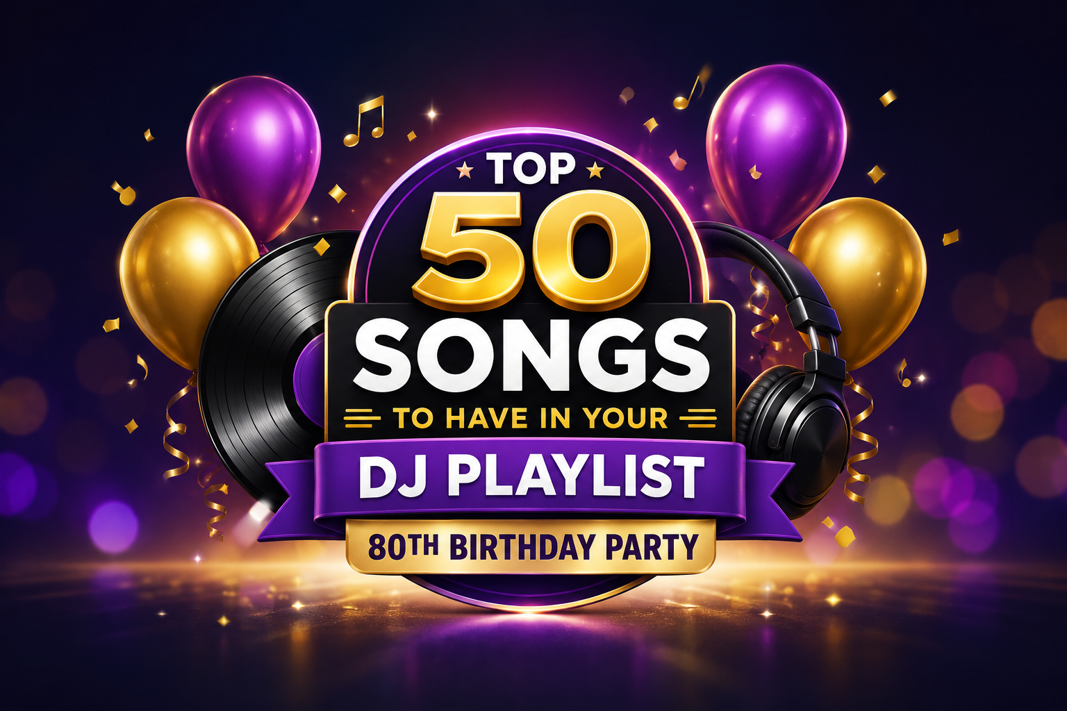 50 Best Songs to Play at an 80th Birthday Party