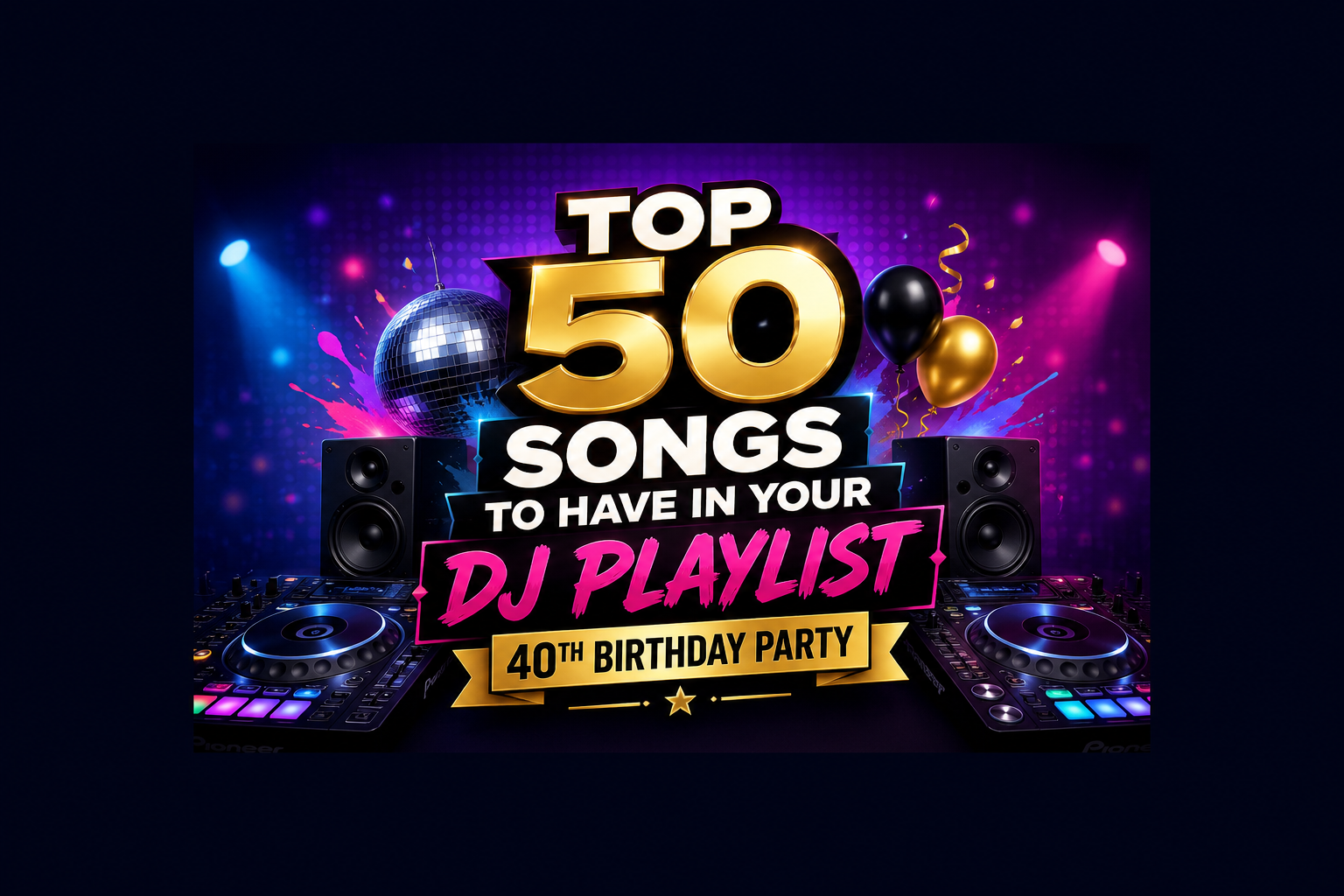 50 Best Songs to Play at a 40th Birthday Party