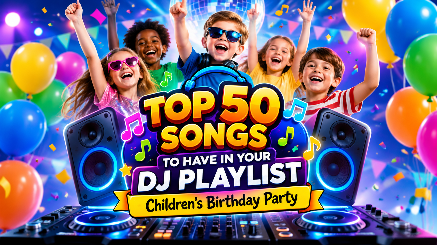 50 Best Songs to Play at a Children’s Birthday Party