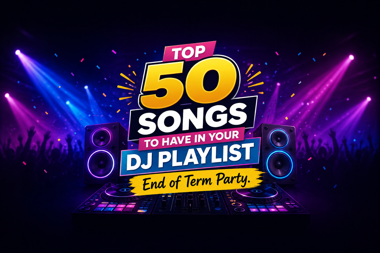 50 Best Songs to Play at an End of Term Party