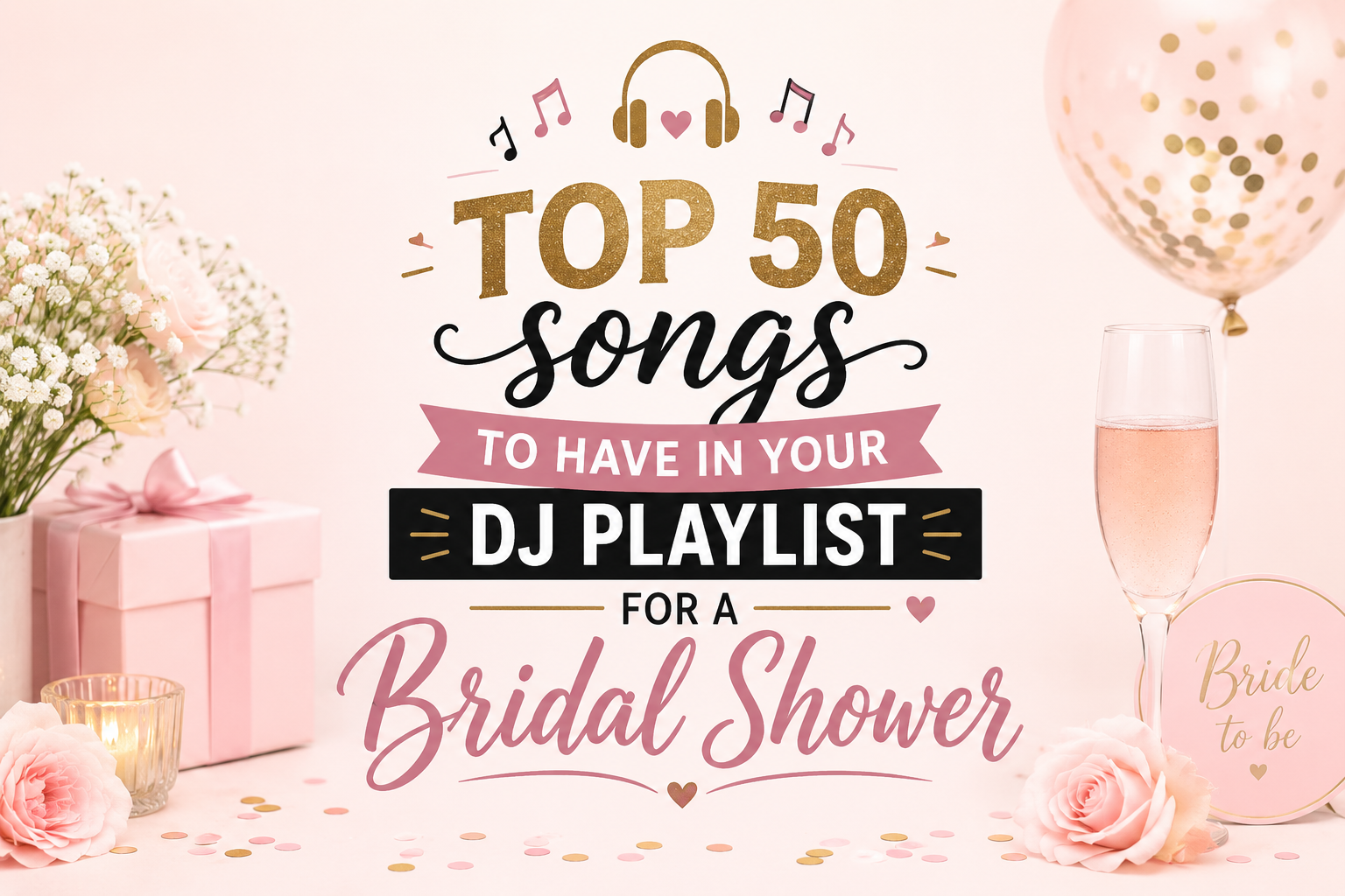 50 Best Songs to Play at a Bridal Shower Party