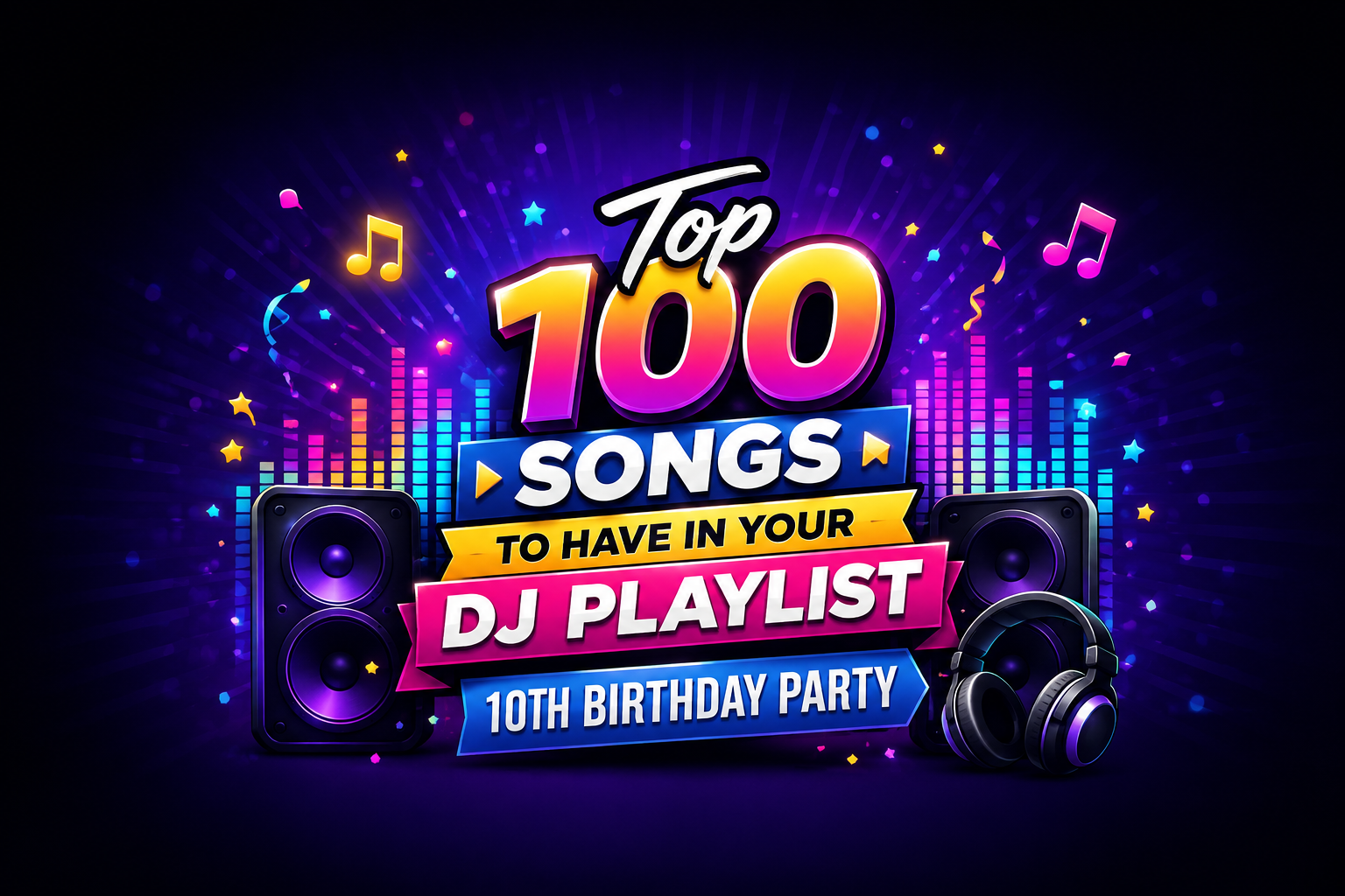 100 Best Songs to Play at a 10th Birthday Party