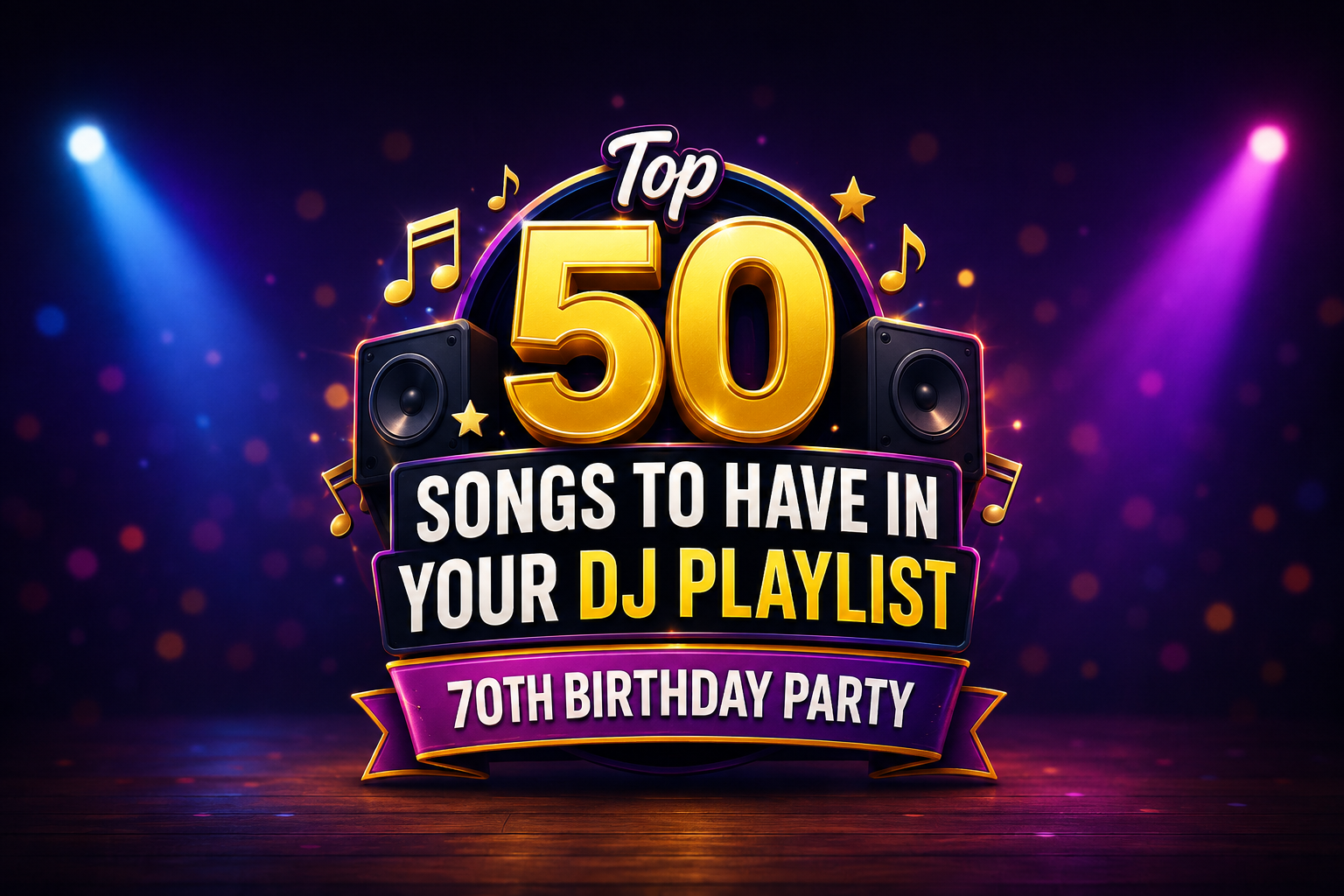 50 Best Songs to Play at a 70th Birthday Party