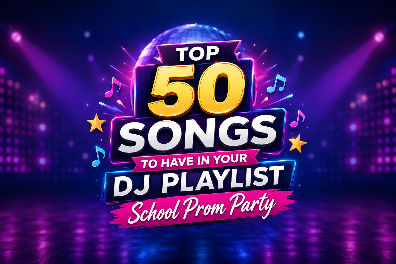 50 Best Songs to Play at a School Prom Party